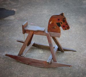 Close-up of abandoned chair