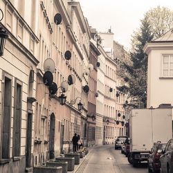 View of city street