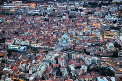 Aerial view of a city