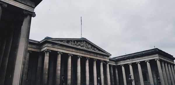 Low angle view of building against sky