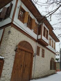 Low angle view of building against sky