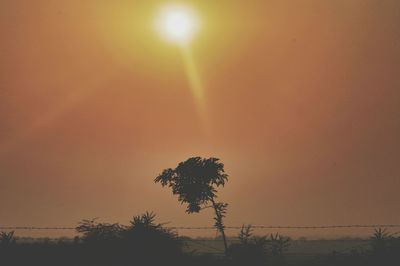 Scenic view of sunset