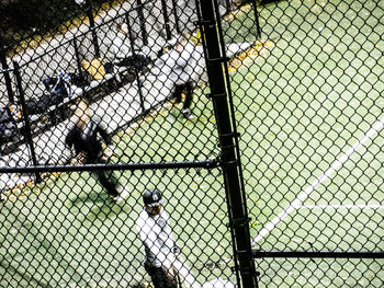 Full frame shot of chainlink fence