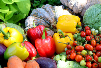 Close-up of bell peppers