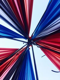 Close-up of colorful umbrella