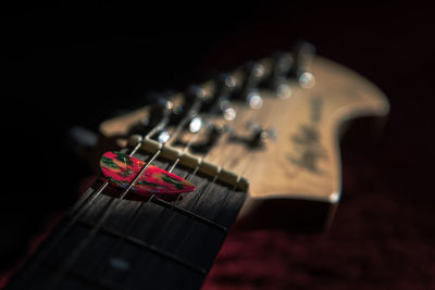 Close-up of guitar