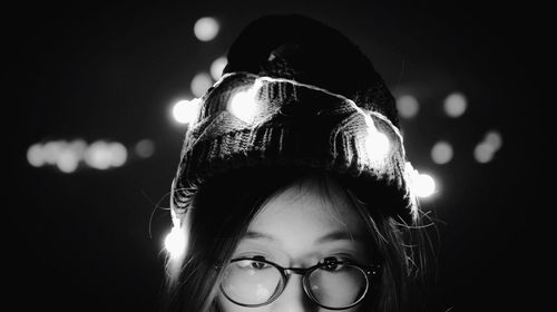 Close-up portrait of girl