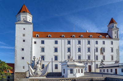 Bratislava castle is main castle in bratislava, slovakia. main entrance of the castle