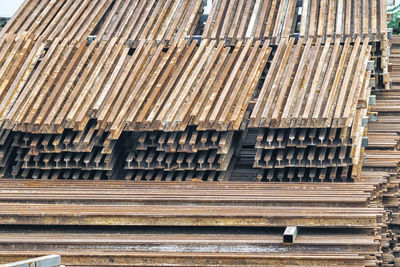 Full frame shot of metallic roof