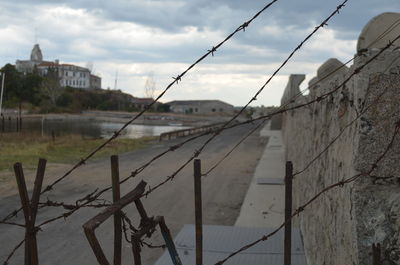 View of bridge against sky