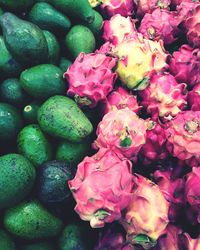 Close-up of fruits for sale in market