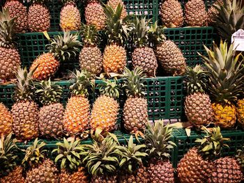 Various fruits for sale at market stall