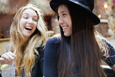 Portrait of a smiling young woman