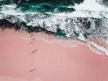 Aerial view of beach