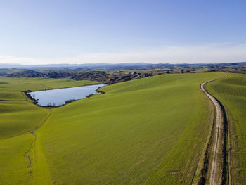 Scenic view of landscape against sky