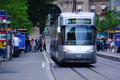 People on city street