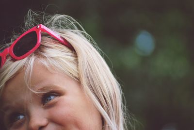 Close-up portrait of a girl