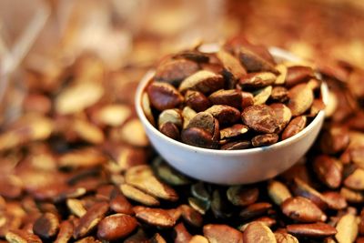 Close-up of coffee beans