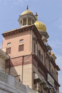 Low angle view of building against sky