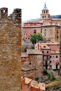 Beautiful view of the incredible medieval village of albarracín