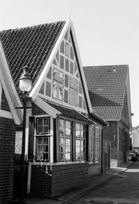 Low angle view of building against sky