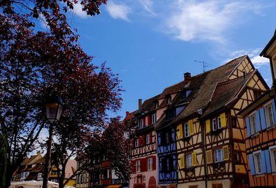 Low angle view of building against sky