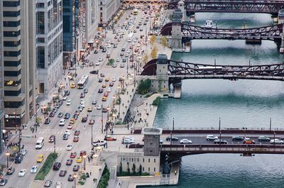 Aerial view of city