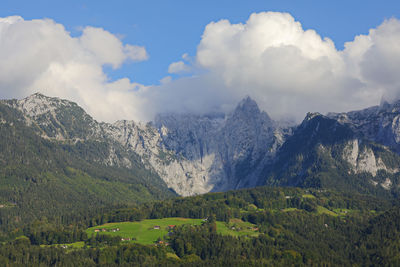 Panoramic view of landscape against sky