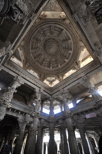 Low angle view of ceiling of building