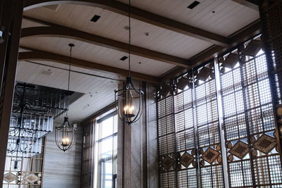 Empty ceiling house interiors