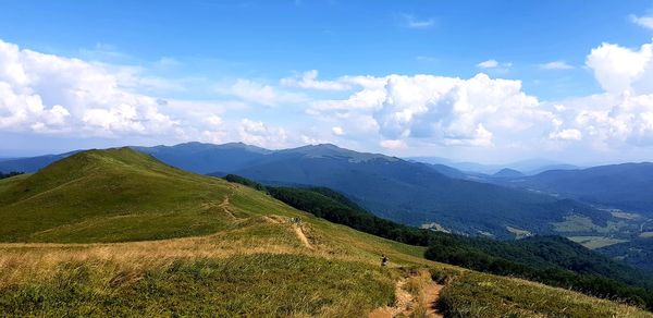 Panoramic view of landscape against sky