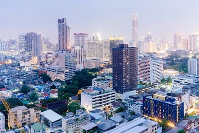 Skyscrapers in city