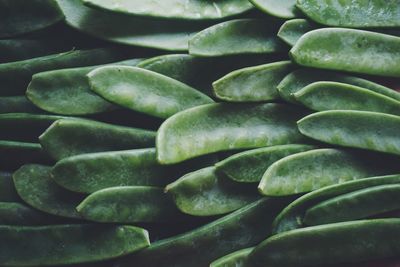 Full frame shot of snow peas