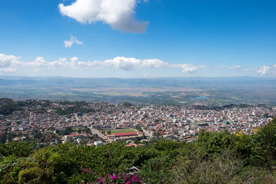 Aerial view of cityscape