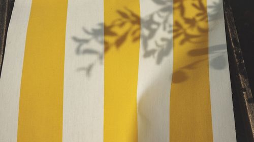 Full frame shot of yellow fabric