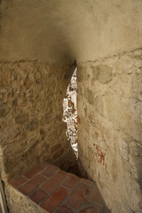 Stone wall of old building