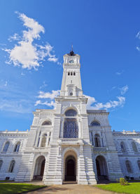 Low angle view of building against sky