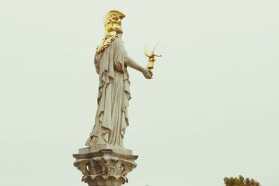 Low angle view of statue