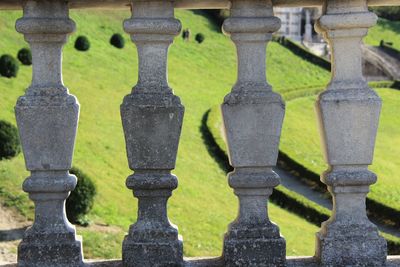 Close-up of cemetery