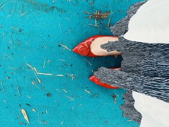 Woman standing on ground