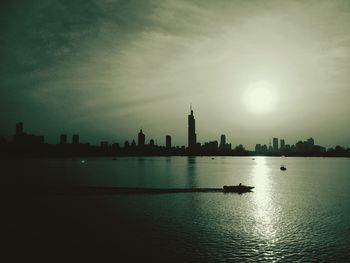 View of city at waterfront