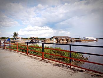 Bridge by lake