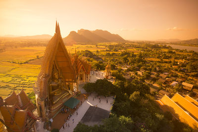 Buddha statue in wat tham sua at kanchanaburi