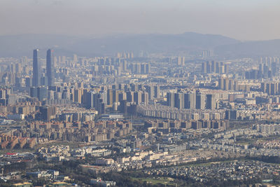 Aerial view of cityscape