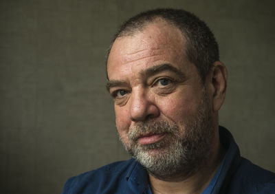 Close-up portrait of a man