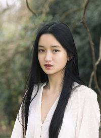 Chinese girl with plumeti blouse ii