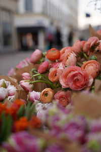 Close-up of rose bouquet