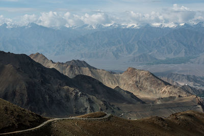 Scenic view of mountains