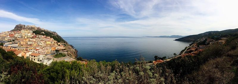 Scenic view of calm sea against sky