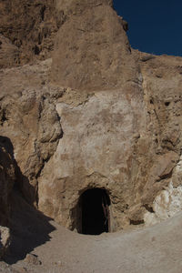 Rock formations in cave